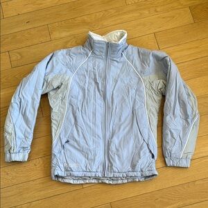 Columbia Light Blue ski light jacket